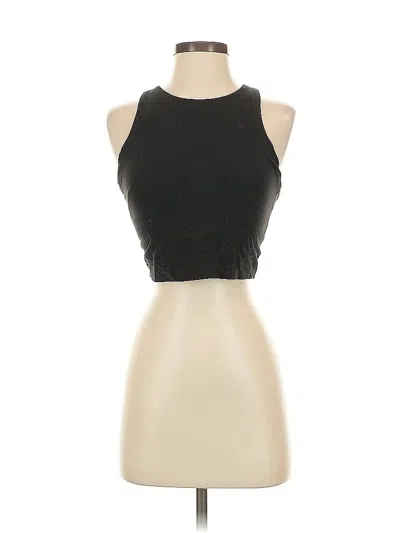 Pre-owned Athleta Tank Top Black Strapless Neckline Tops