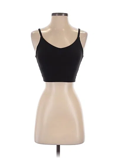 Pre-owned Athleta Tank Top Black Strapless Neckline Tops