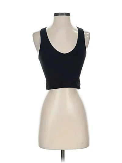 Pre-owned Athleta Tank Top Black Strapless Neckline Tops