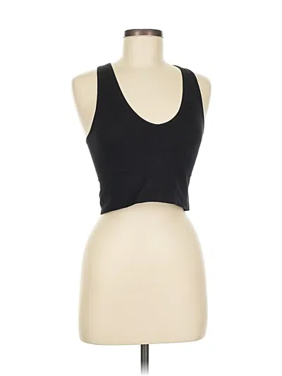Pre-owned Athleta Tank Top Black Strapless Neckline Tops