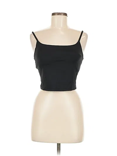 Pre-owned Athleta Tank Top Black Strapless Neckline Tops