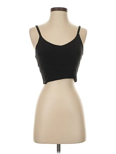 Pre-owned Athleta Tank Top Black Strapless Neckline Tops