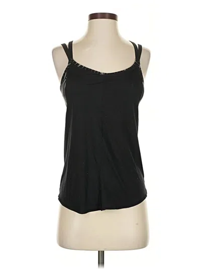 Pre-owned Athleta Tank Top Black Strapless Neckline Tops
