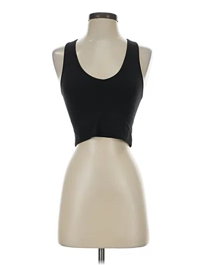 Pre-owned Athleta Tank Top Black Strapless Neckline Tops