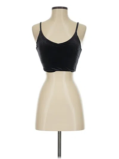Pre-owned Athleta Tank Top Black Strapless Neckline Tops