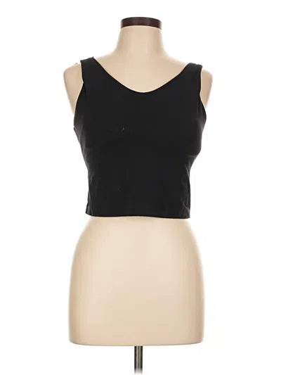 Pre-owned Athleta Tank Top Black Strapless Neckline Tops