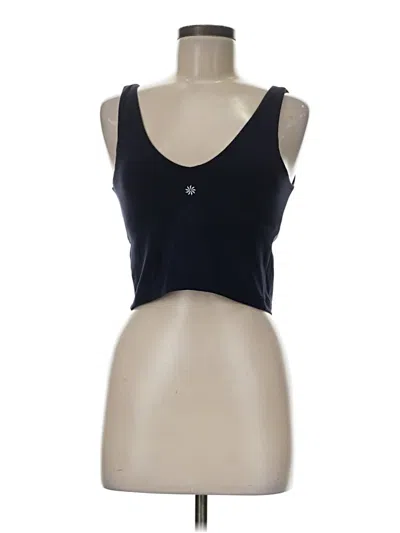 Pre-owned Athleta Tank Top Black Strapless Neckline Tops
