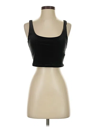 Pre-owned Athleta Tank Top Black Strapless Neckline Tops