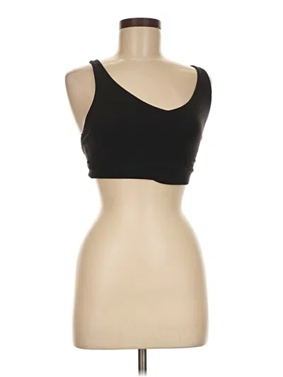 Pre-owned Athleta Tank Top Black Strapless Neckline Tops