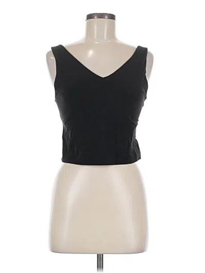 Pre-owned Athleta Tank Top Black Strapless Neckline Tops
