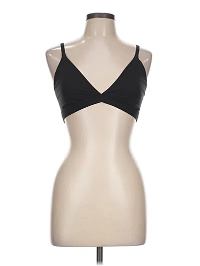 Pre-owned Athleta Tank Top Black Strapless Neckline Tops