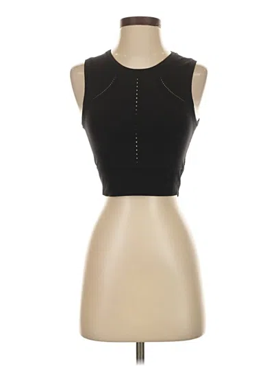 Pre-owned Athleta Tank Top Black Strapless Neckline Tops