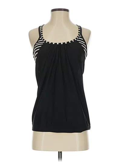 Pre-owned Athleta Tank Top Black Strapless Neckline Tops
