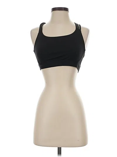 Pre-owned Athleta Tank Top Black Strapless Neckline Tops