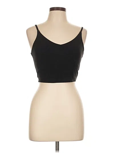 Pre-owned Athleta Tank Top Black Strapless Neckline Tops