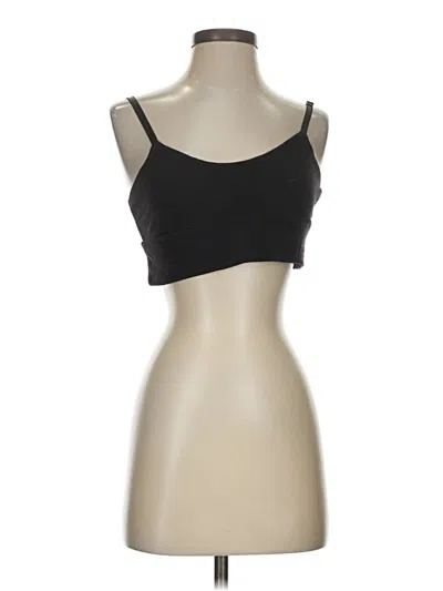 Pre-owned Athleta Tank Top Black Strapless Neckline Tops