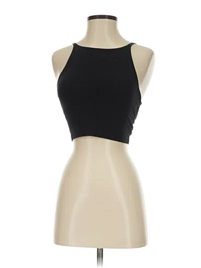 Pre-owned Athleta Tank Top Black Strapless Neckline Tops