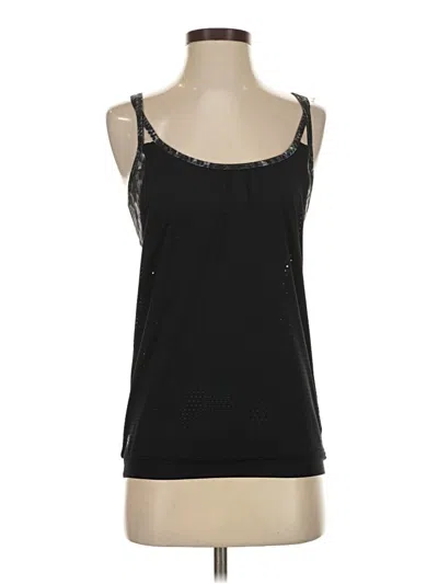 Pre-owned Athleta Tank Top Black Strapless Neckline Tops
