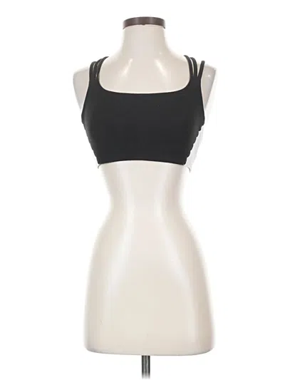 Pre-owned Athleta Tank Top Black Strapless Neckline Tops
