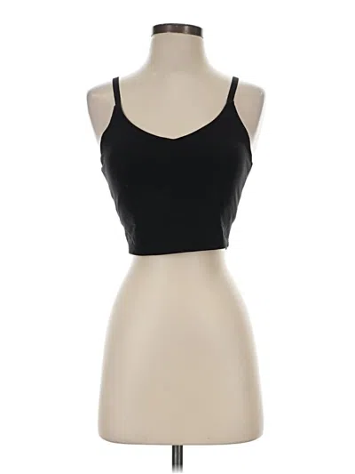 Pre-owned Athleta Tank Top Black Strapless Neckline Tops