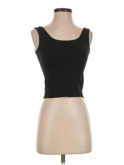 Pre-owned Athleta Tank Top Black Strapless Neckline Tops