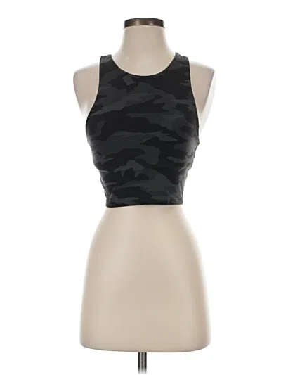 Pre-owned Athleta Tank Top Black Strapless Neckline Tops