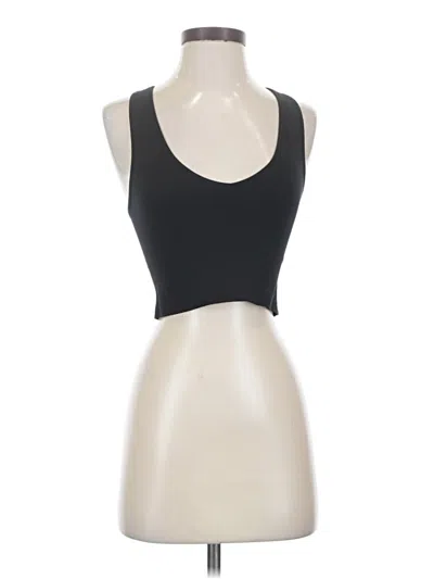 Pre-owned Athleta Tank Top Black Strapless Neckline Tops