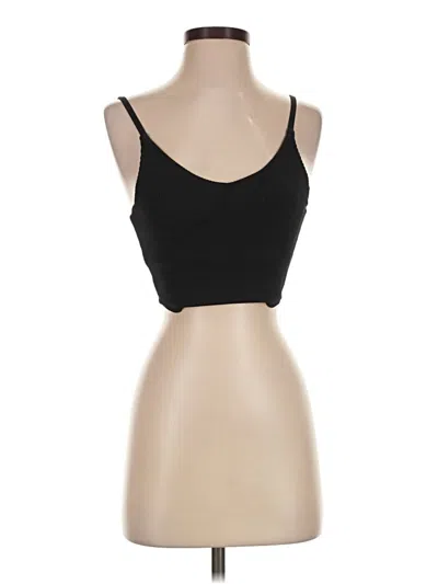 Pre-owned Athleta Tank Top Black Strapless Neckline Tops