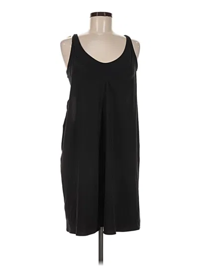 Pre-owned Athleta Tank Top Black Strapless Neckline Tops