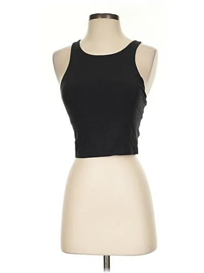 Pre-owned Athleta Tank Top Black Strapless Neckline Tops