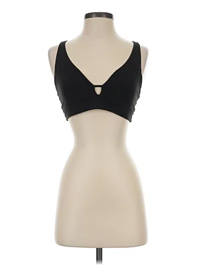 Pre-owned Athleta Tank Top Black Strapless Neckline Tops