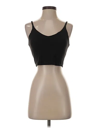 Pre-owned Athleta Tank Top Black Strapless Neckline Tops