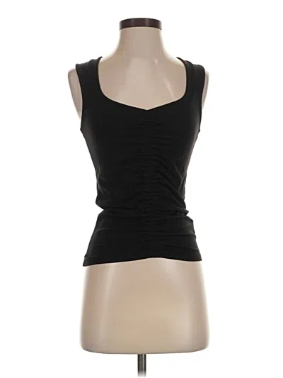 Pre-owned Athleta Tank Top Black Strapless Neckline Tops