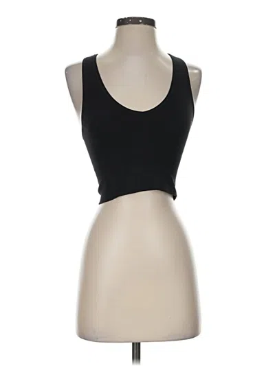 Pre-owned Athleta Tank Top Black Strapless Neckline Tops
