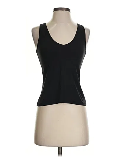 Pre-owned Athleta Tank Top Black Strapless Neckline Tops