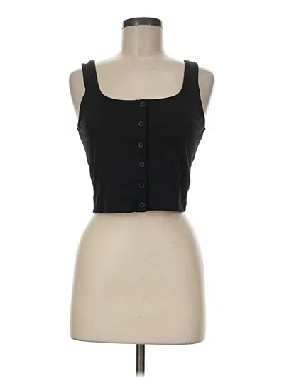 Pre-owned Athleta Tank Top Black Strapless Neckline Tops