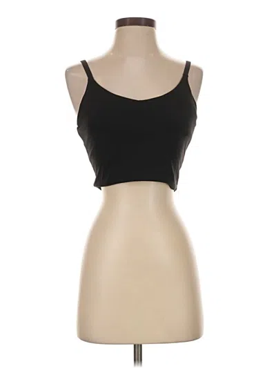 Pre-owned Athleta Tank Top Black Strapless Neckline Tops