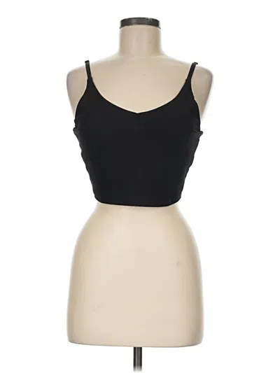 Pre-owned Athleta Tank Top Black Strapless Neckline Tops