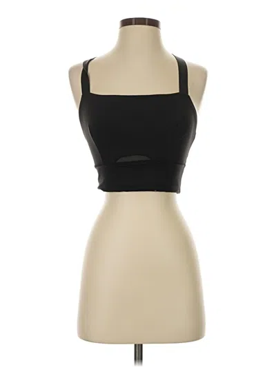 Pre-owned Athleta Tank Top Black Strapless Neckline Tops