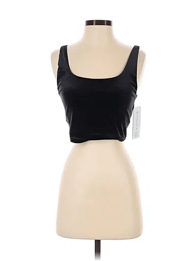 Athleta Tank Top Black Strapless Neckline Tops
