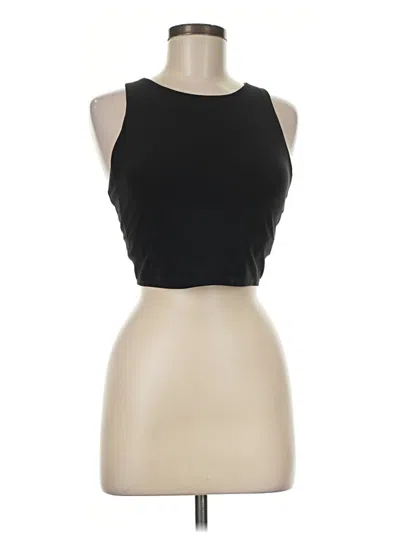 Pre-owned Athleta Tank Top Black Strapless Neckline Tops