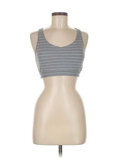 Pre-owned Athleta Tank Top Blue Halter Neckline Tops