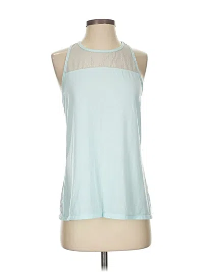 Pre-owned Athleta Tank Top Blue Halter Neckline Tops