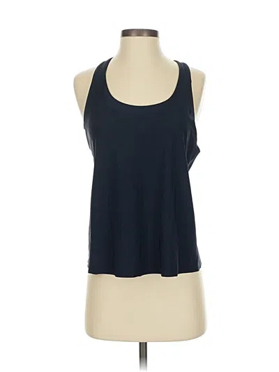 Pre-owned Athleta Tank Top Blue Halter Neckline Tops