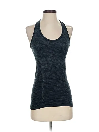 Pre-owned Athleta Tank Top Blue Halter Neckline Tops