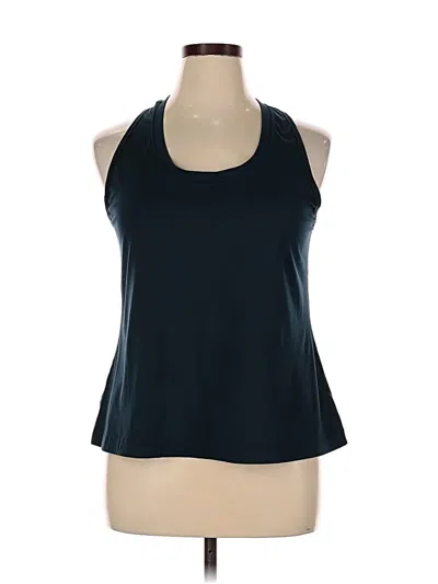 Pre-owned Athleta Tank Top Blue Halter Neckline Tops