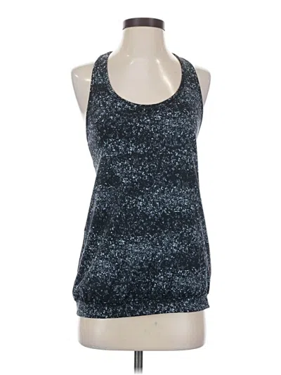 Pre-owned Athleta Tank Top Blue Halter Neckline Tops