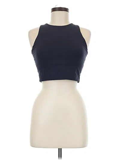 Pre-owned Athleta Tank Top Blue Halter Neckline Tops