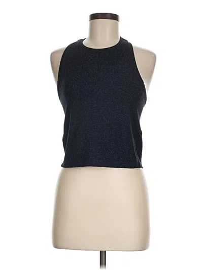 Pre-owned Athleta Tank Top Blue Halter Neckline Tops