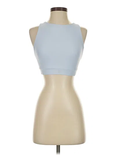 Pre-owned Athleta Tank Top Blue Halter Neckline Tops